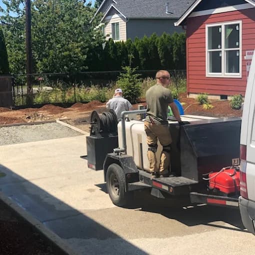 Hydro jetting equipment and hose setup