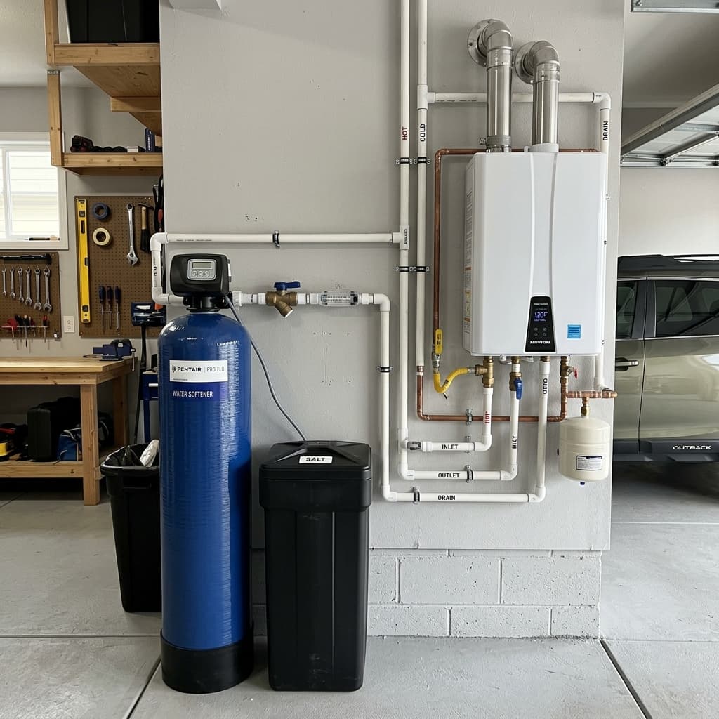 Clean utility room setup