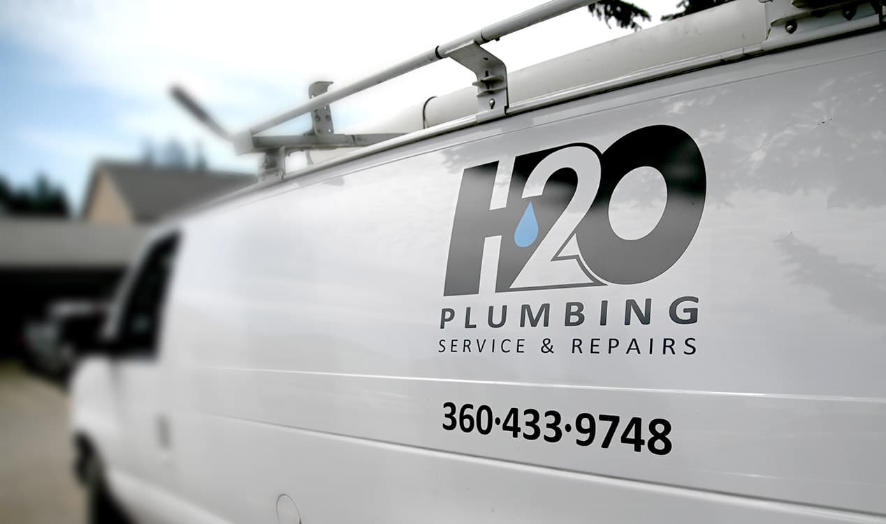 H2O Plumbing service van serving Felida, WA